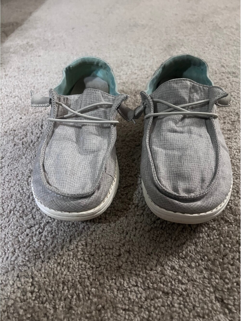 Hey Dude womens shoes beige size 7